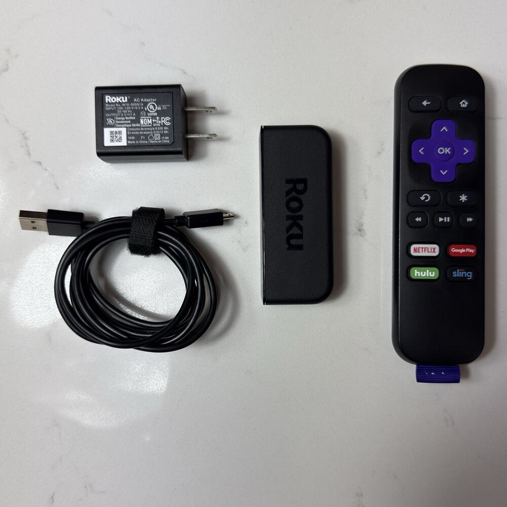 Roku Streaming 3700x with Power Adapter & Remote